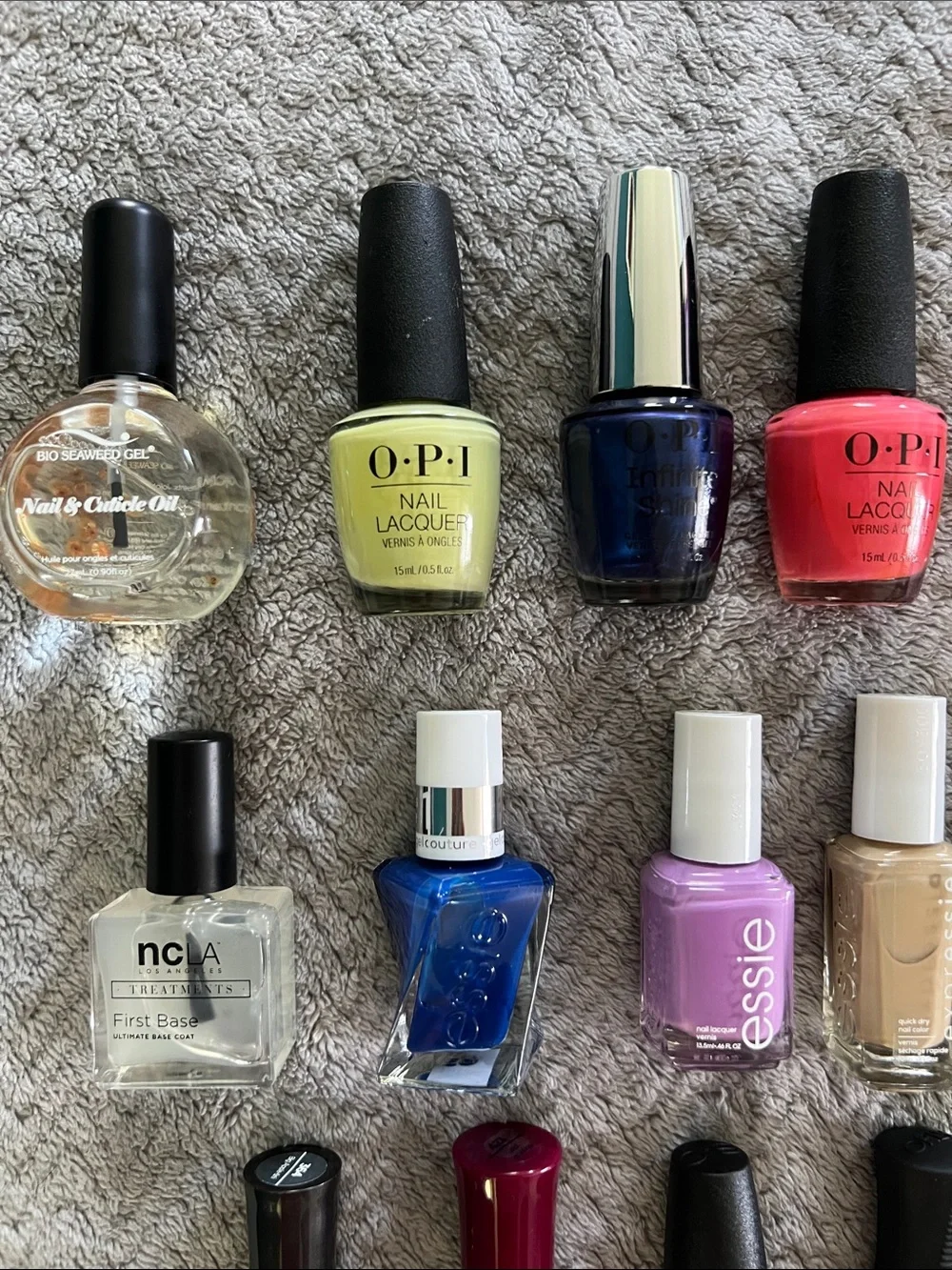 Lot of Mixed Nail Polish OPI, Essie, Sally Hansen, Orly & More Multi Color